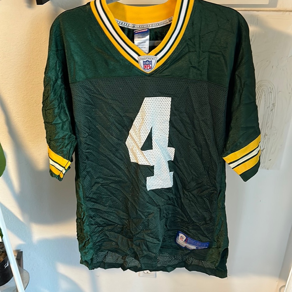 Green Bay Packer Brett Farve Reebok #4 jersey